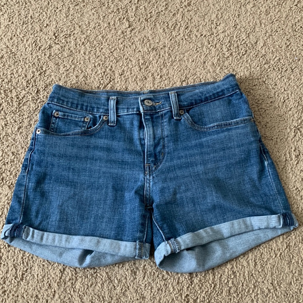 Levis Mid Length Denim Short